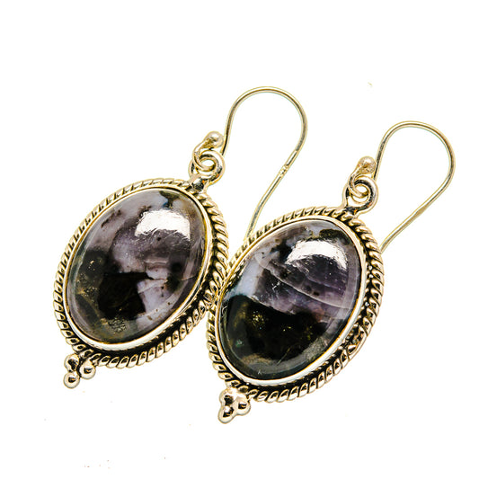 Gabbro Stone Earrings handcrafted by Ana Silver Co - EARR420505