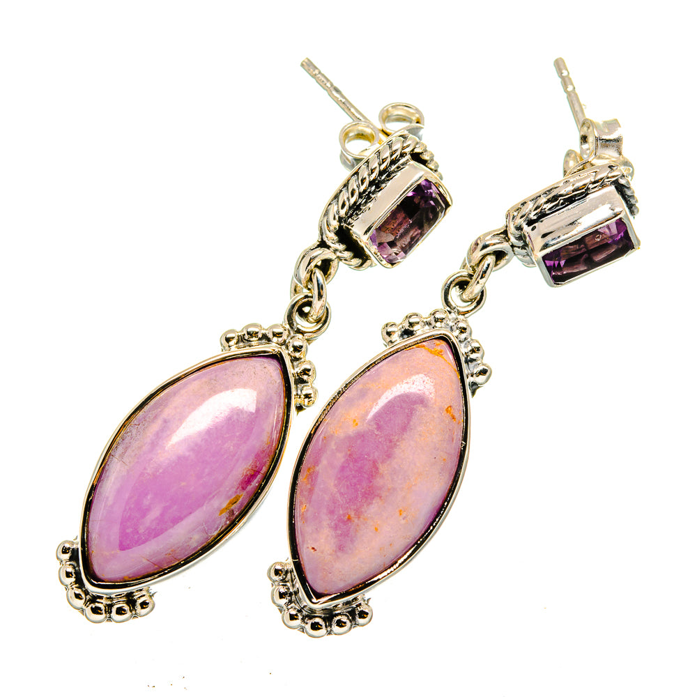 Phosphosiderite Earrings handcrafted by Ana Silver Co - EARR420506