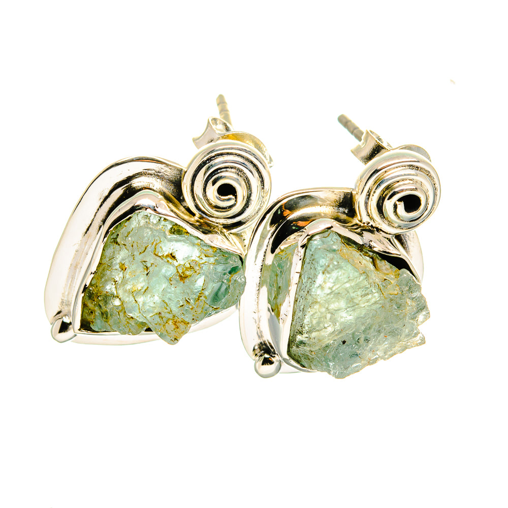 Prehnite Earrings handcrafted by Ana Silver Co - EARR420528
