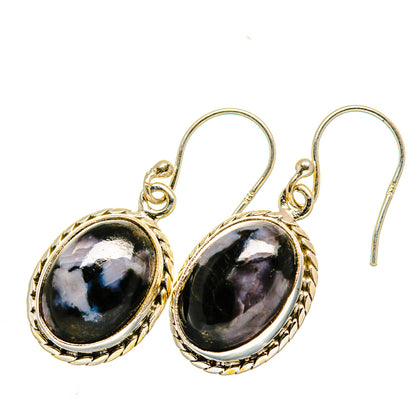 Gabbro Stone Earrings handcrafted by Ana Silver Co - EARR420536 - Photo 2