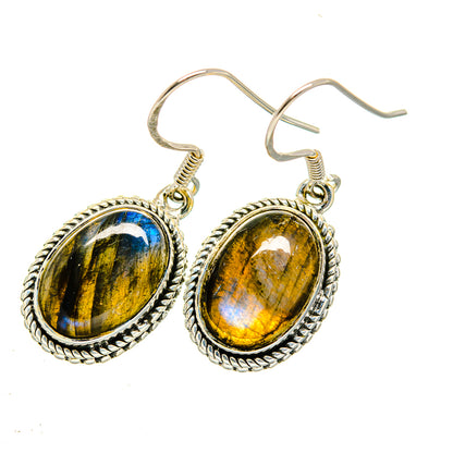 Labradorite Earrings handcrafted by Ana Silver Co - EARR420549