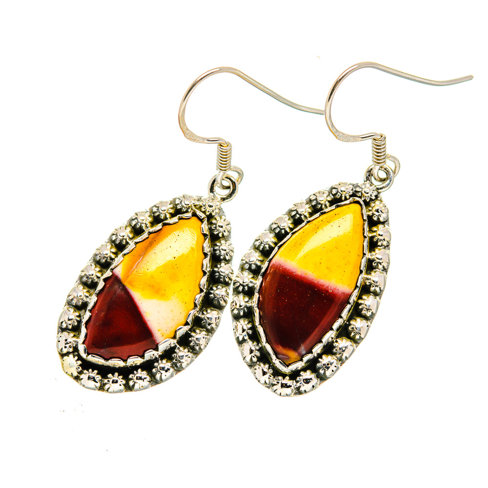 Mookaite Earrings handcrafted by Ana Silver Co - EARR420552