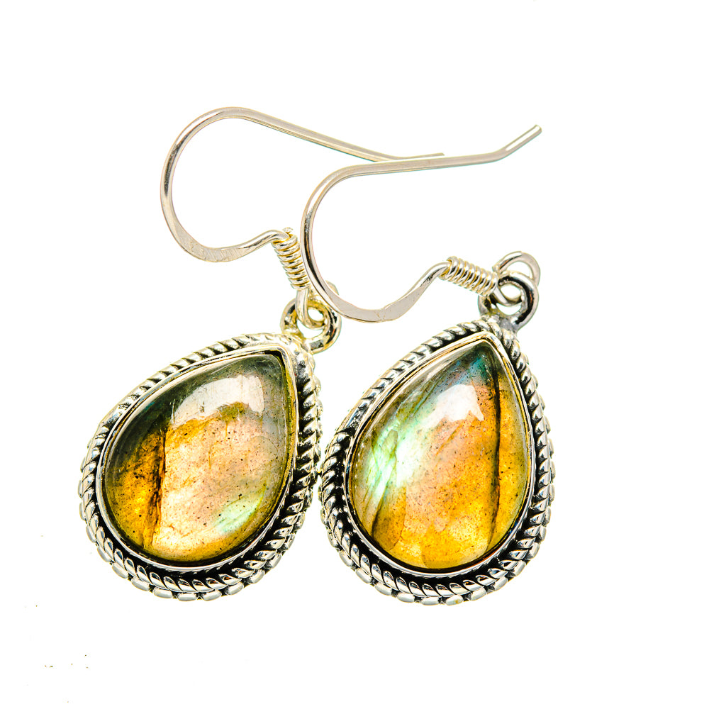 Labradorite Earrings handcrafted by Ana Silver Co - EARR420554