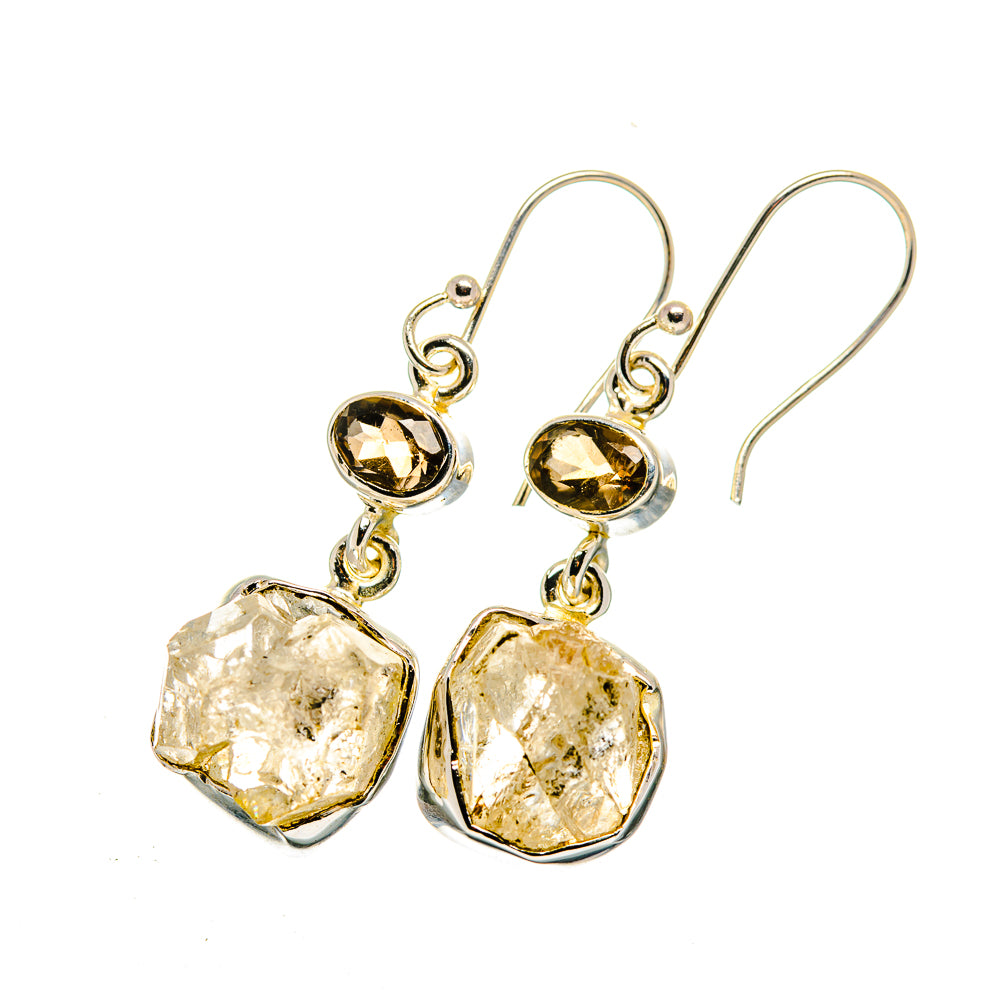 Herkimer Diamond Earrings handcrafted by Ana Silver Co - EARR420556