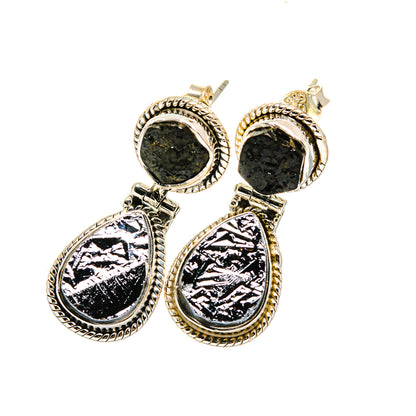 Shungite Earrings handcrafted by Ana Silver Co - EARR420569