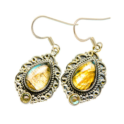 Labradorite Earrings handcrafted by Ana Silver Co - EARR420577