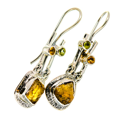 Citrine Earrings handcrafted by Ana Silver Co - EARR420578