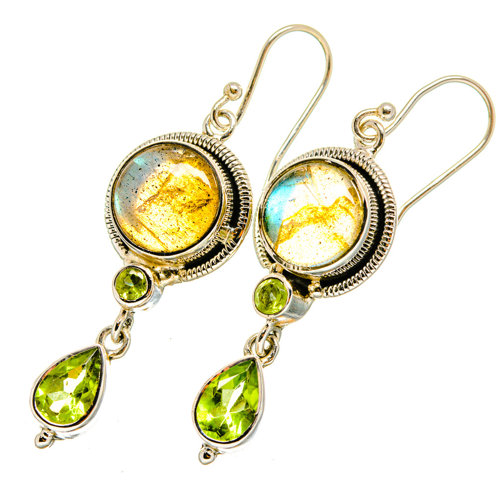 Labradorite Earrings handcrafted by Ana Silver Co - EARR420613