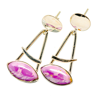Phosphosiderite Earrings handcrafted by Ana Silver Co - EARR420628