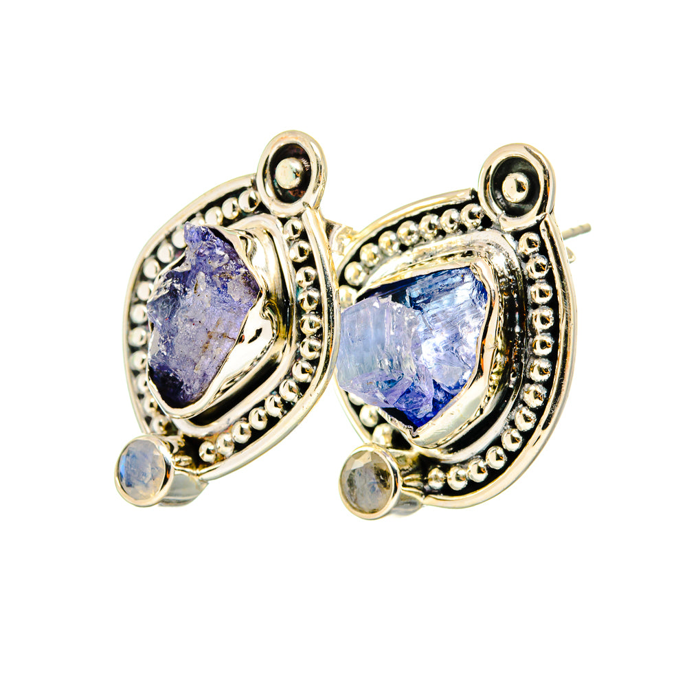 Tanzanite Earrings handcrafted by Ana Silver Co - EARR420633