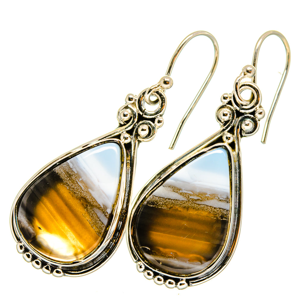 Owyhee Opal Earrings handcrafted by Ana Silver Co - EARR420642