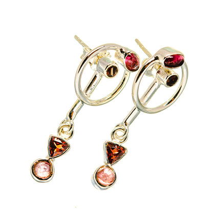 Garnet Earrings handcrafted by Ana Silver Co - EARR420647