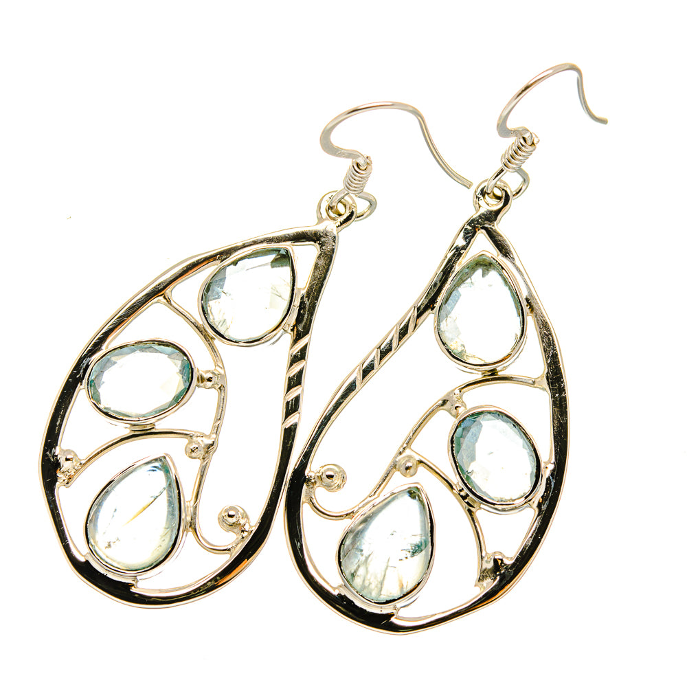 Aquamarine Earrings handcrafted by Ana Silver Co - EARR420659