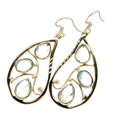 Aquamarine Earrings handcrafted by Ana Silver Co - EARR420659
