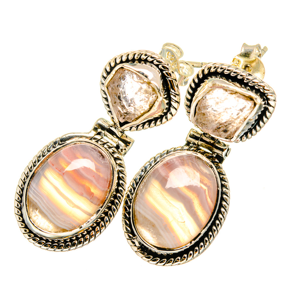 Ocean Jasper Earrings handcrafted by Ana Silver Co - EARR420687