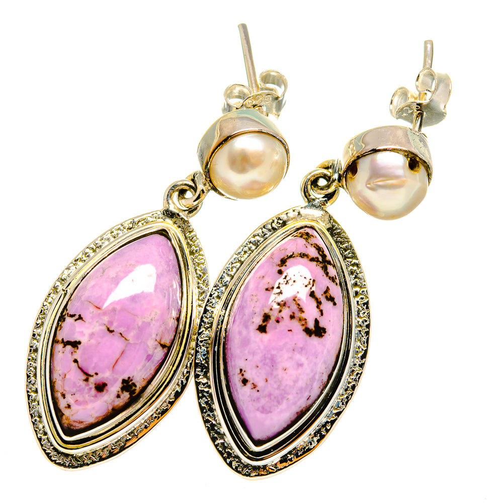 Phosphosiderite Earrings handcrafted by Ana Silver Co - EARR420708