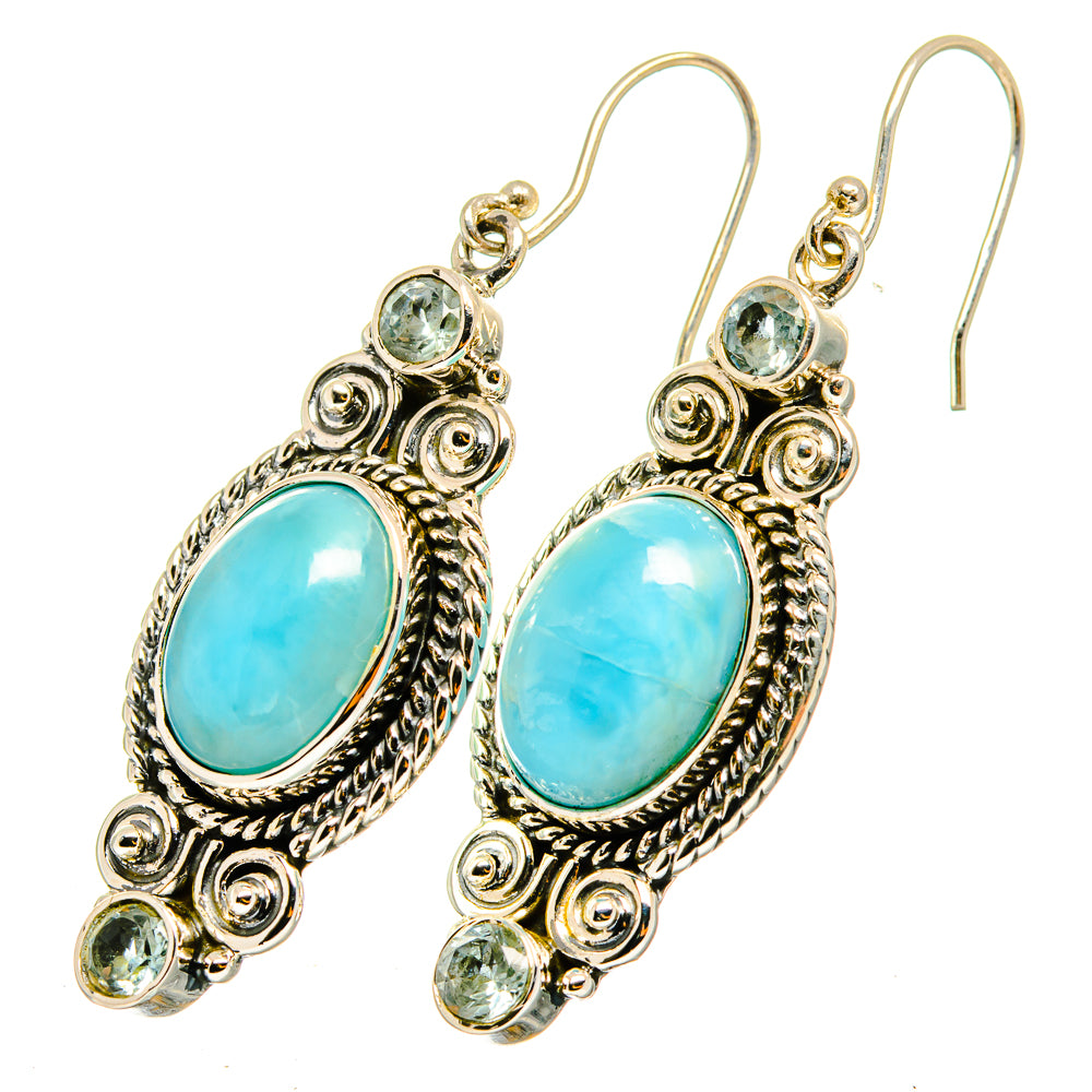 Larimar Earrings handcrafted by Ana Silver Co - EARR420719