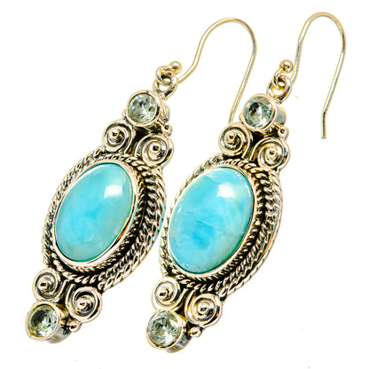 Larimar Earrings handcrafted by Ana Silver Co - EARR420719