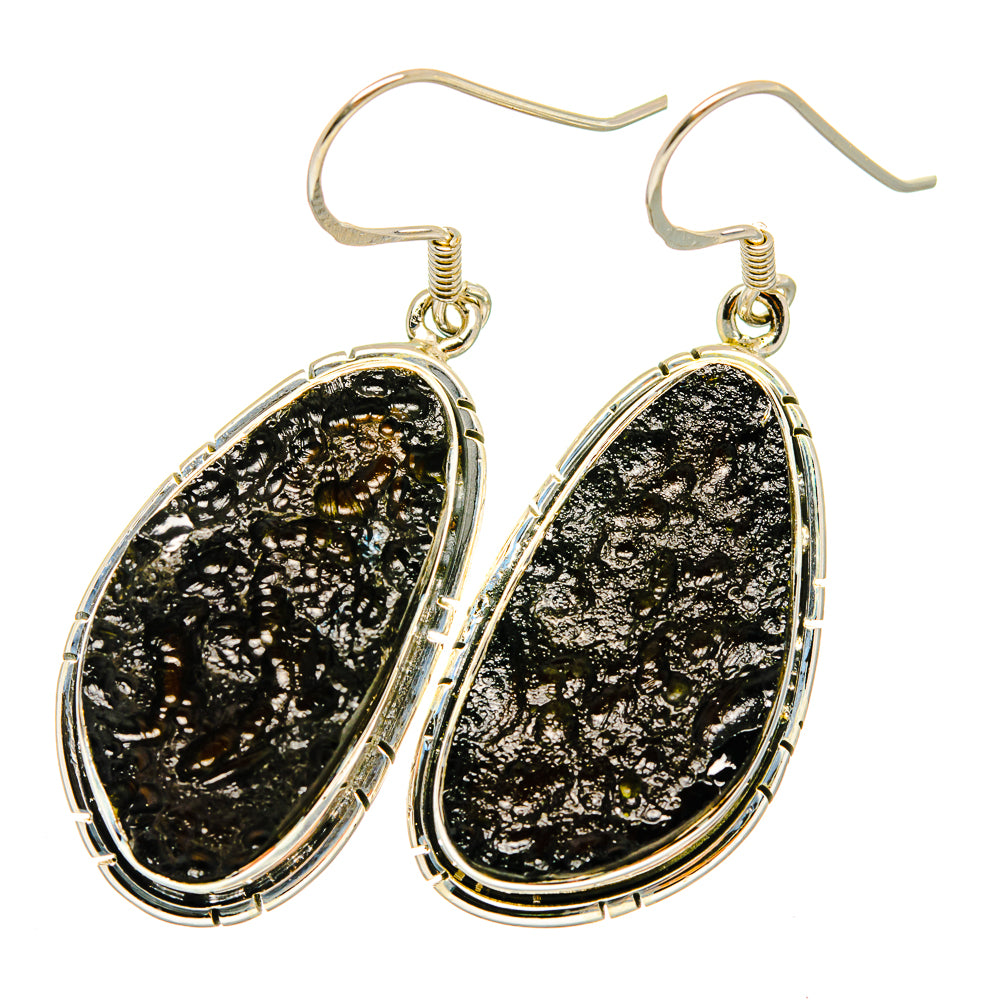 Tektite Earrings handcrafted by Ana Silver Co - EARR420721