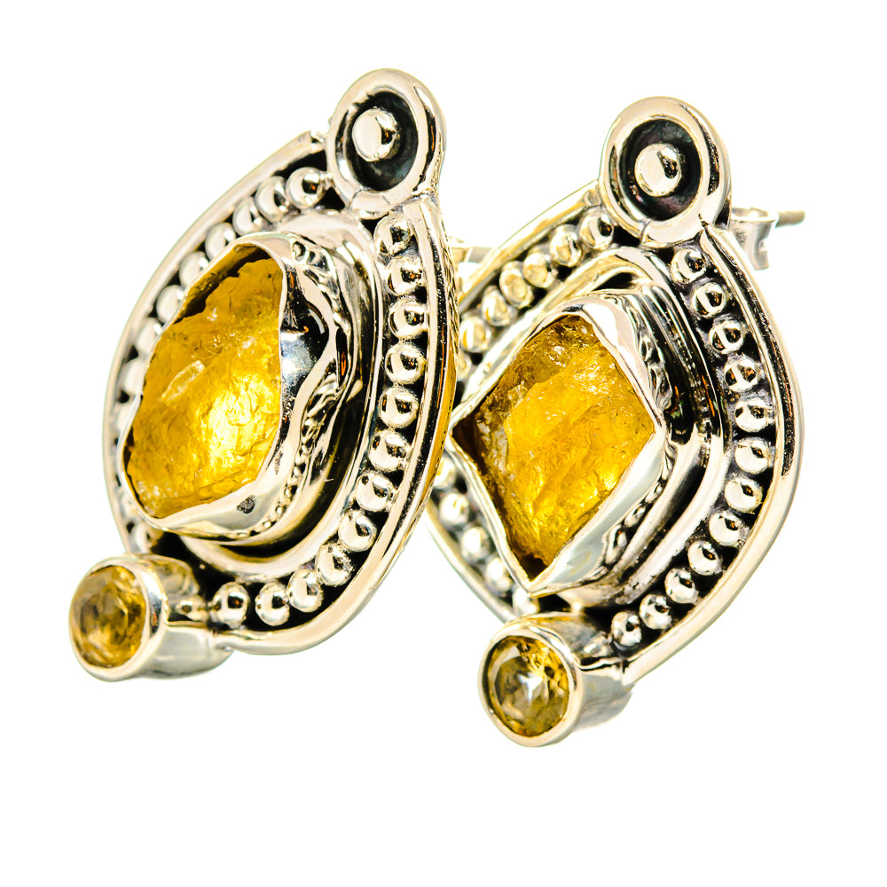 Citrine Earrings handcrafted by Ana Silver Co - EARR420764