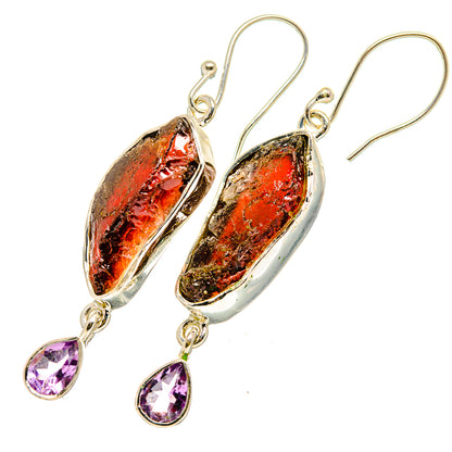 Garnet Earrings handcrafted by Ana Silver Co - EARR420765