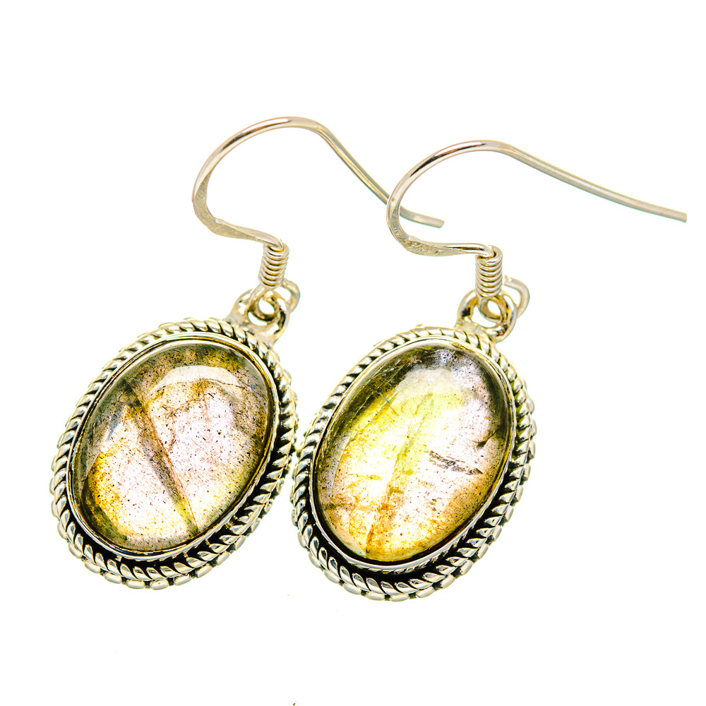 Labradorite Earrings handcrafted by Ana Silver Co - EARR420775