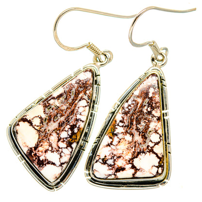 Wild Horse Jasper Earrings handcrafted by Ana Silver Co - EARR420786