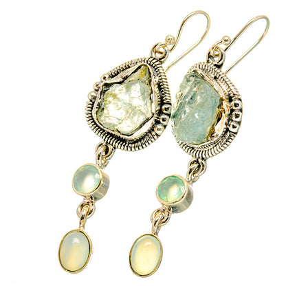 Aquamarine Earrings handcrafted by Ana Silver Co - EARR420791