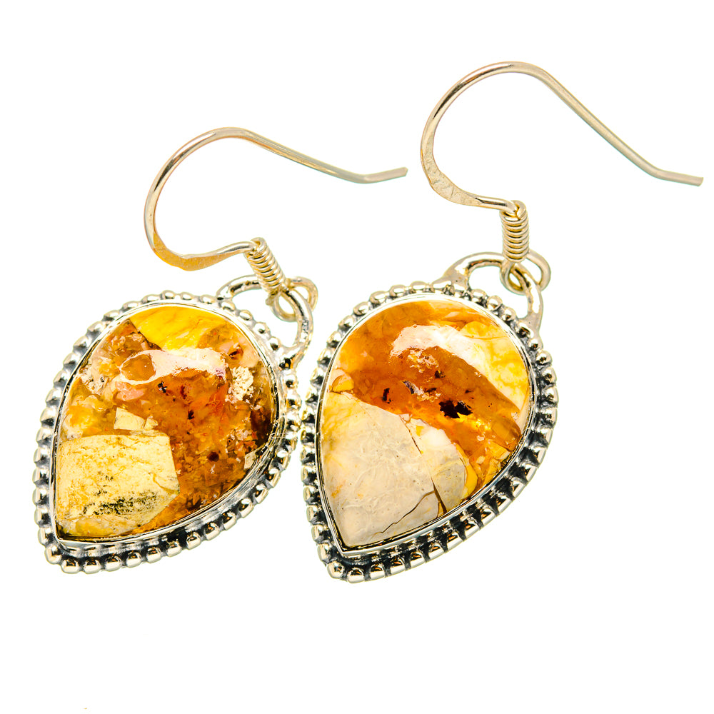 Brecciated Mookaite Earrings handcrafted by Ana Silver Co - EARR420795