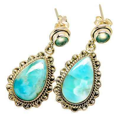 Larimar Earrings handcrafted by Ana Silver Co - EARR420797