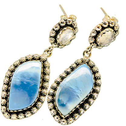 Owyhee Opal Earrings handcrafted by Ana Silver Co - EARR420820