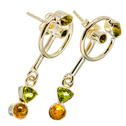 Citrine Earrings handcrafted by Ana Silver Co - EARR420827