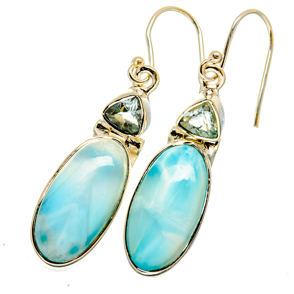 Larimar Earrings handcrafted by Ana Silver Co - EARR420829