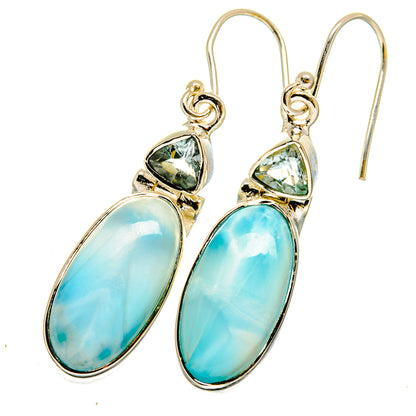 Larimar Earrings handcrafted by Ana Silver Co - EARR420829