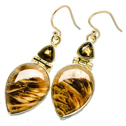 Turkish Tube Agate Earrings handcrafted by Ana Silver Co - EARR420830