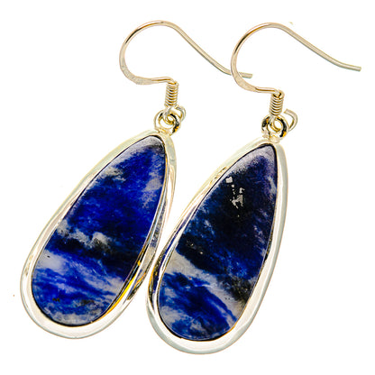 Sodalite Earrings handcrafted by Ana Silver Co - EARR420846