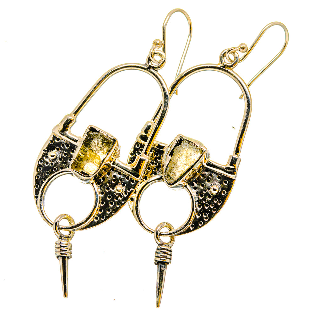 Citrine Earrings handcrafted by Ana Silver Co - EARR420849