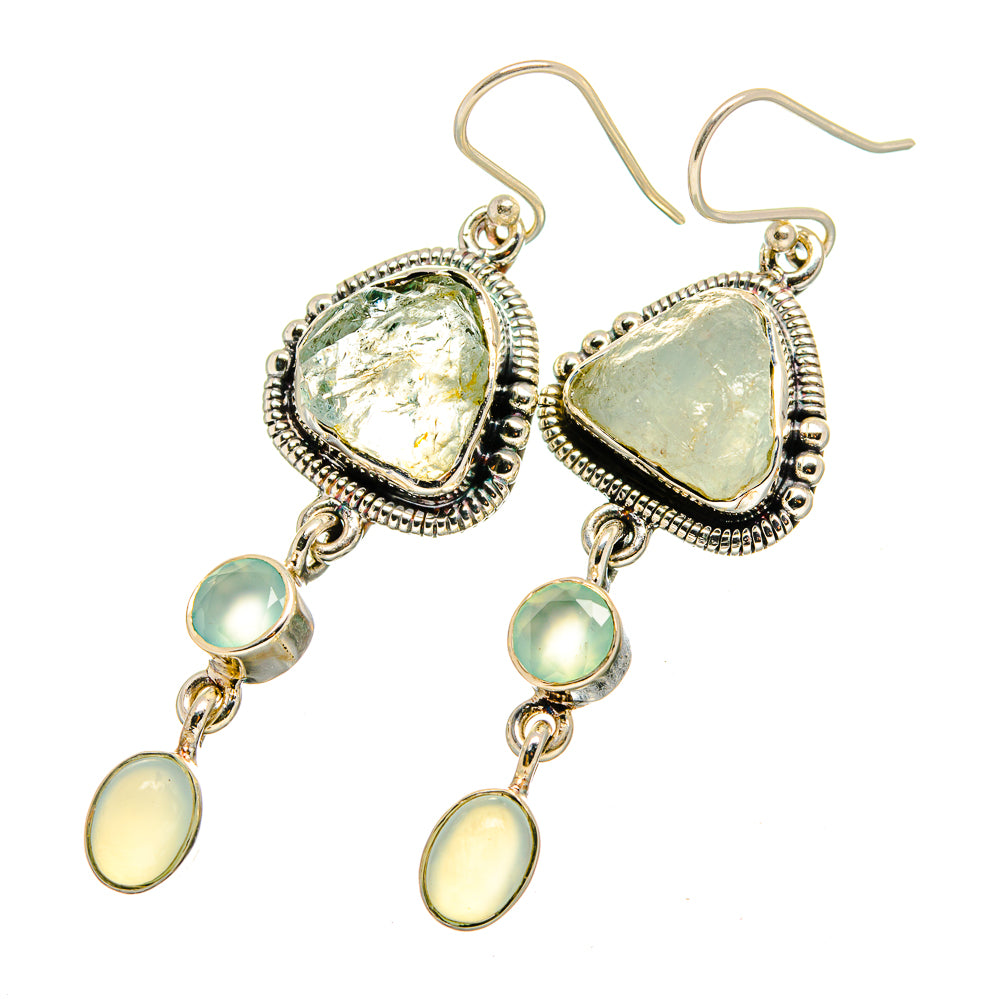 Aquamarine Earrings handcrafted by Ana Silver Co - EARR420853