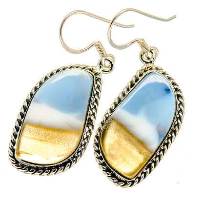 Owyhee Opal Earrings handcrafted by Ana Silver Co - EARR420865