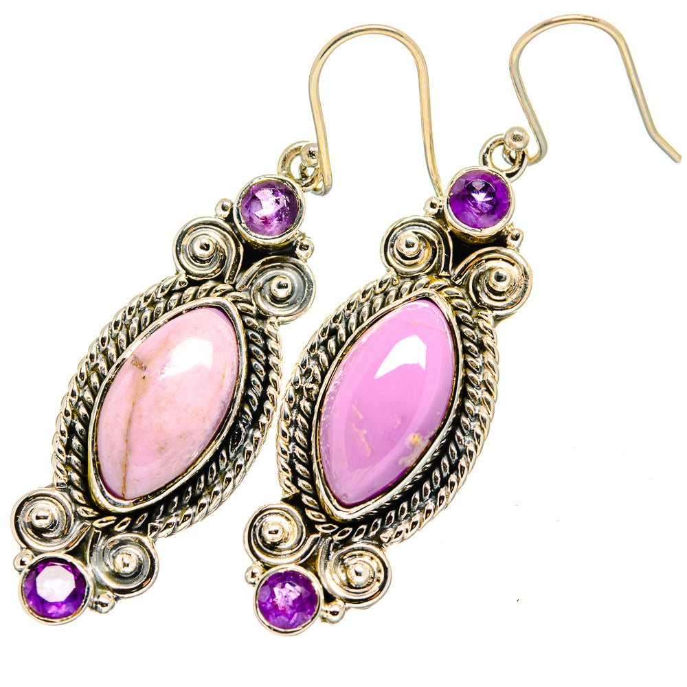 Phosphosiderite Earrings handcrafted by Ana Silver Co - EARR420872