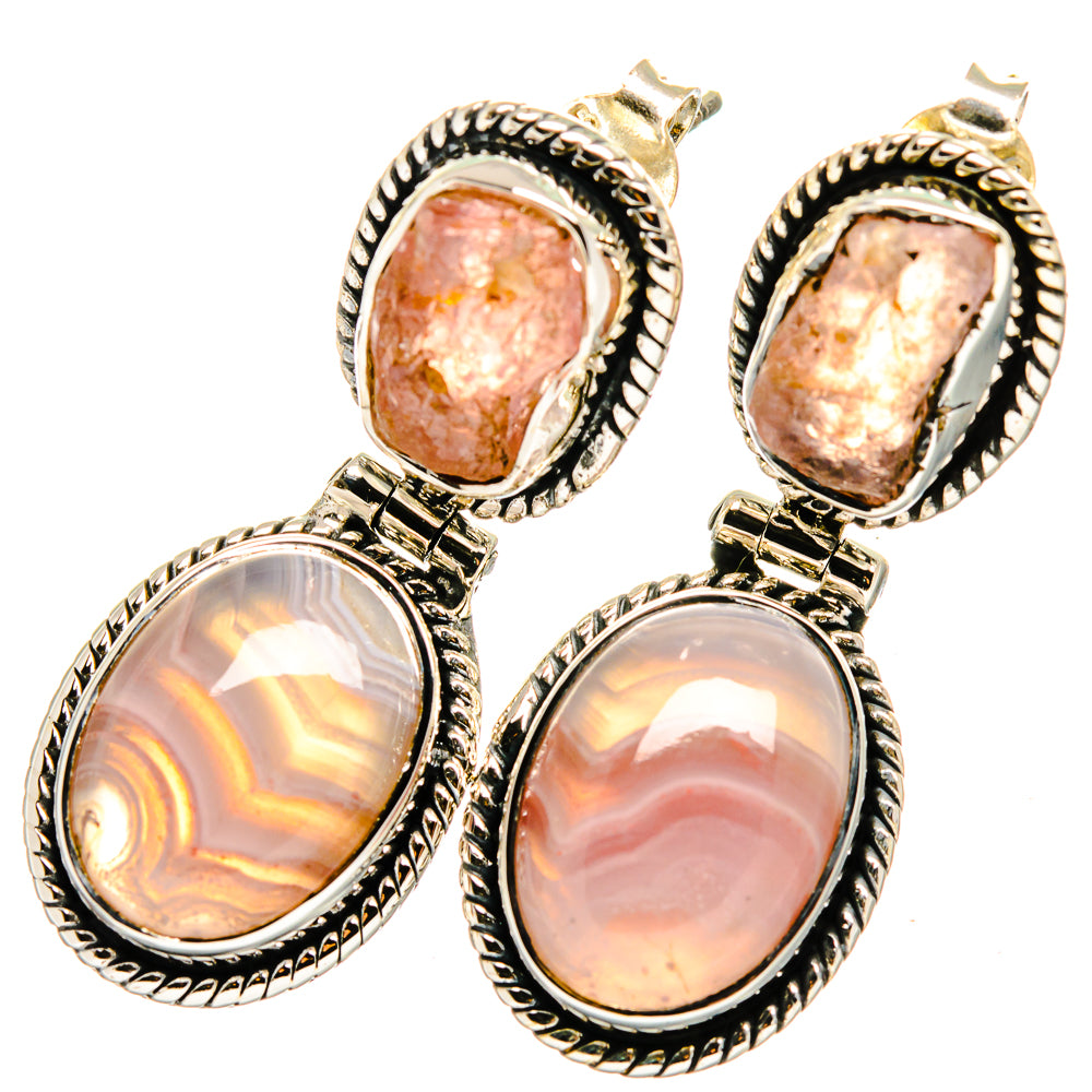Ocean Jasper Earrings handcrafted by Ana Silver Co - EARR420877