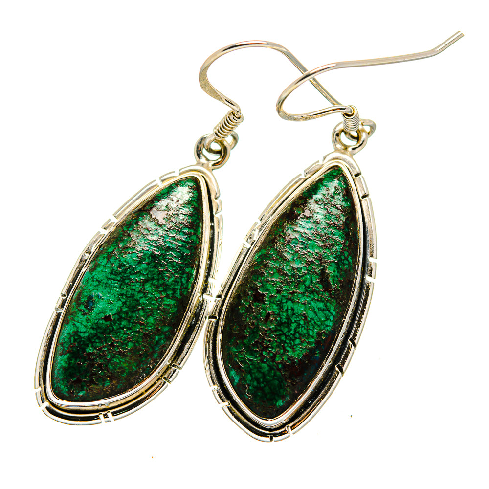 Shattuckite Earrings handcrafted by Ana Silver Co - EARR420879