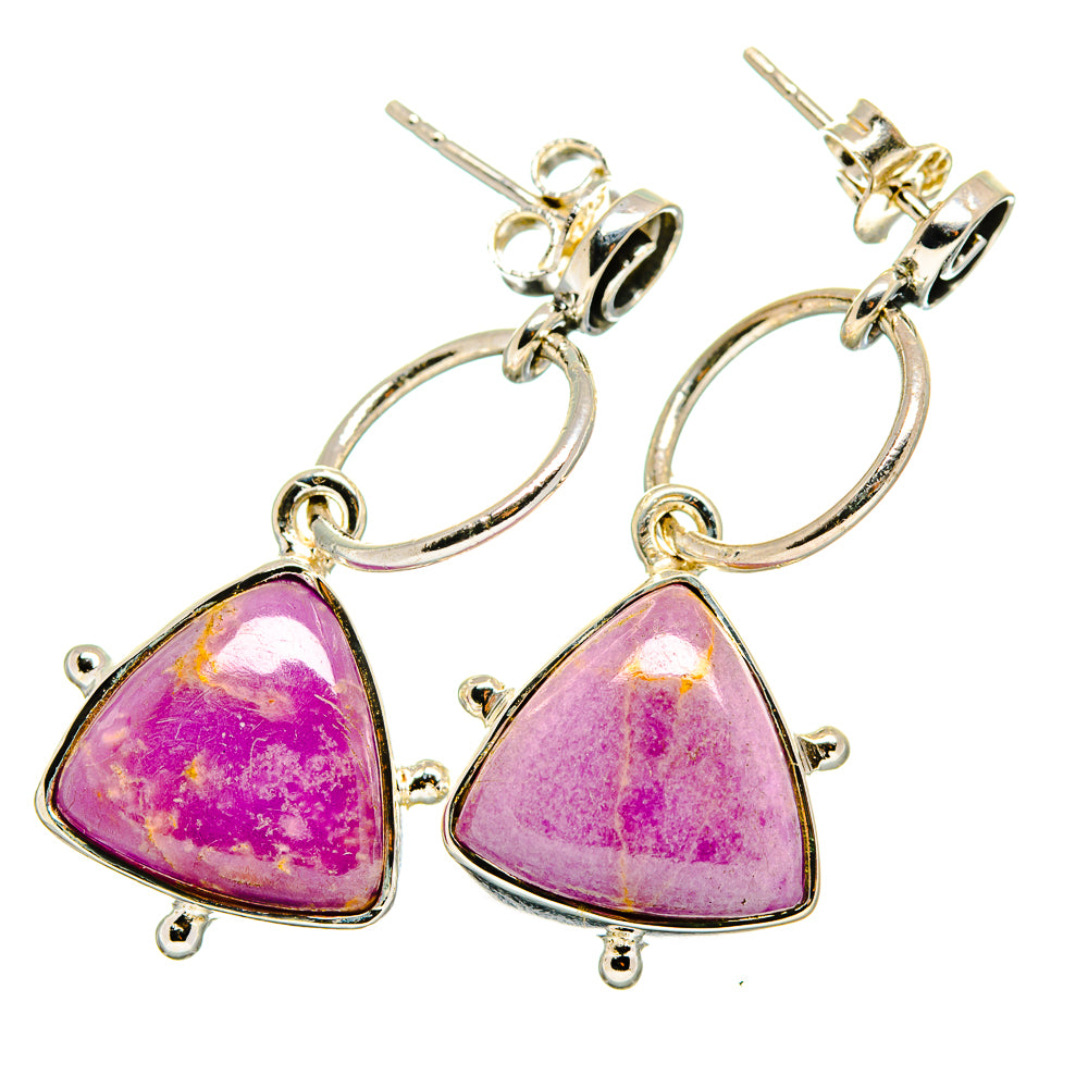 Phosphosiderite Earrings handcrafted by Ana Silver Co - EARR420885