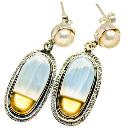 Owyhee Opal Earrings handcrafted by Ana Silver Co - EARR420896