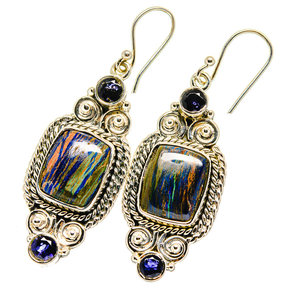 Azurite Earrings handcrafted by Ana Silver Co - EARR420900