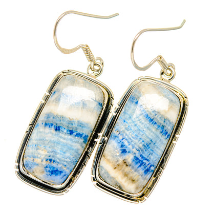 Blue Scheelite Earrings handcrafted by Ana Silver Co - EARR420916
