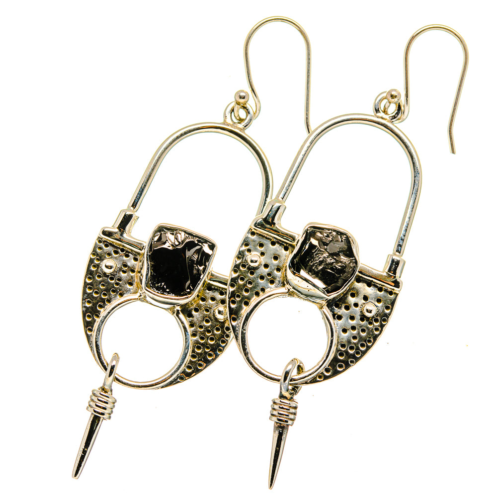 Shungite Earrings handcrafted by Ana Silver Co - EARR420919