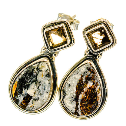 Astrophyllite Earrings handcrafted by Ana Silver Co - EARR420920