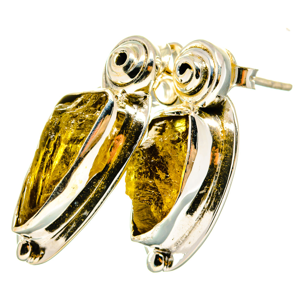 Citrine Earrings handcrafted by Ana Silver Co - EARR420950