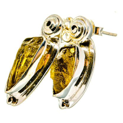 Citrine Earrings handcrafted by Ana Silver Co - EARR420950